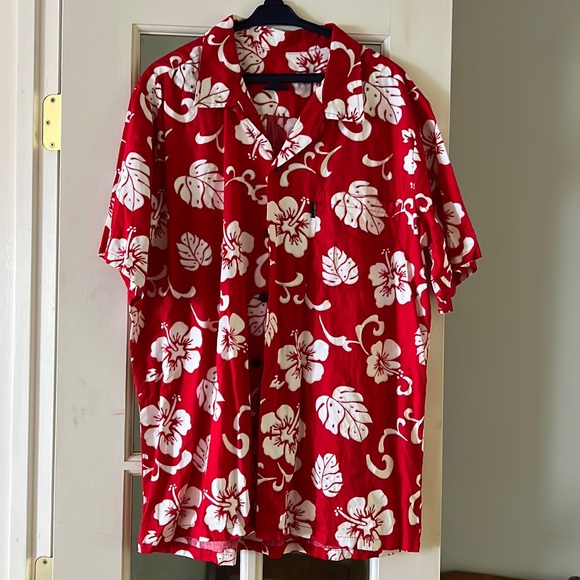 Hawaiian Shirt, Palm wave Oversized - Picture 1 of 10